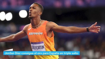 Jordan Díaz consigue el oro en triple salto