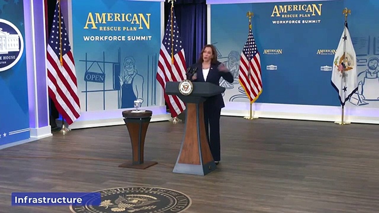 Moments VP Kamala Harris tries to awkwardly explain things