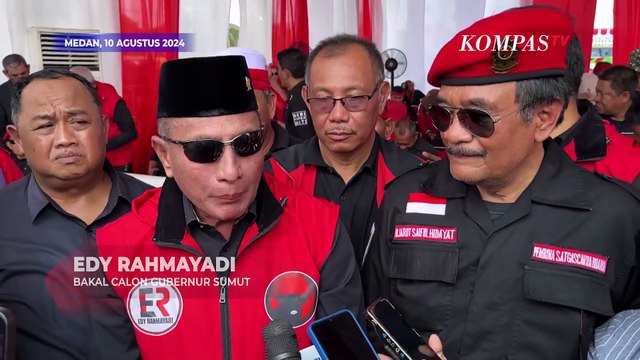 Terima Map Merah, Edy Rahmayadi Diusung PDIP Maju Pilgub Sumatera Utara