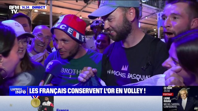 JO 2024: les volleyeurs français décrochent la médaille d'or