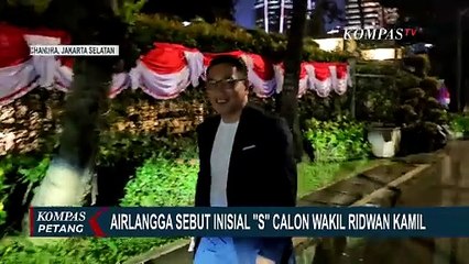 Download Video: Airlangga 'Spill' Tipis-Tipis Cawagub Pendamping Ridwan Kamil, Inisial 'S'