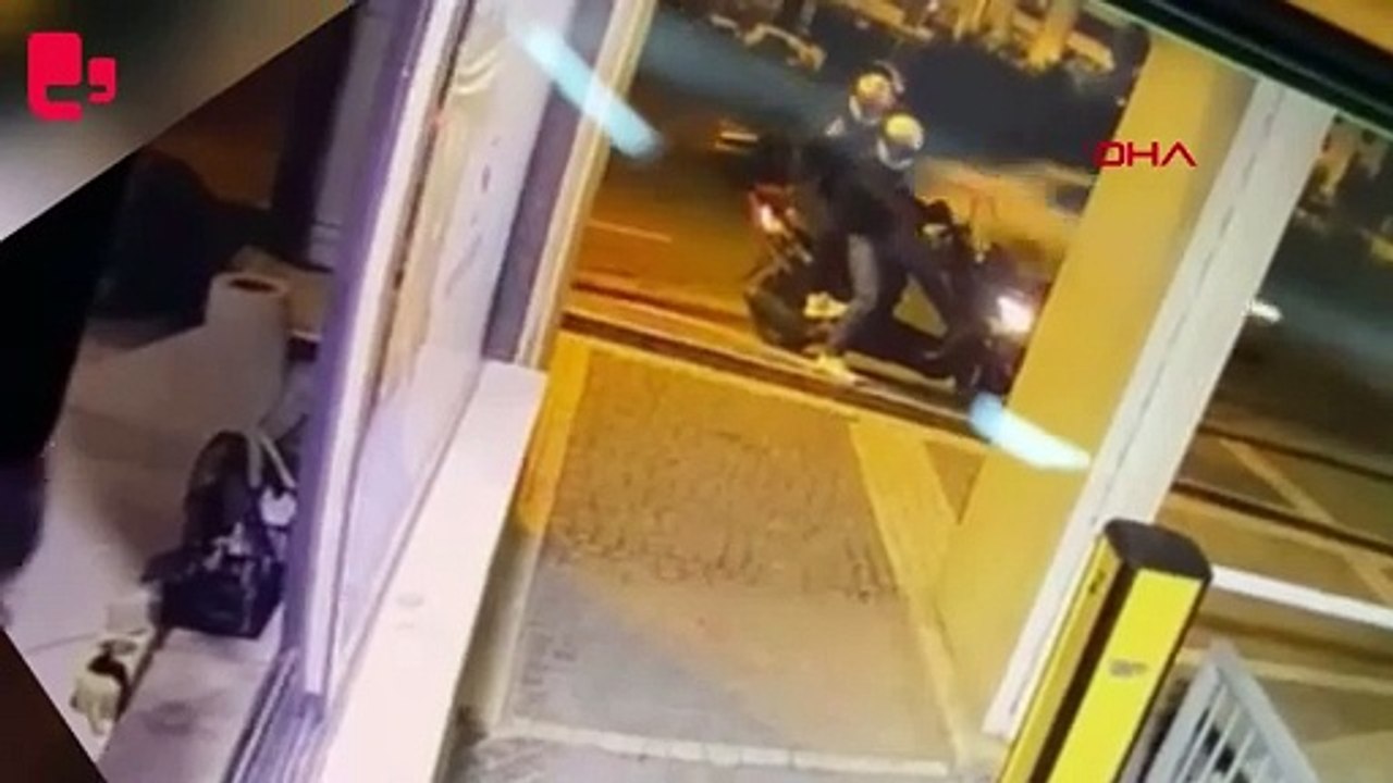 Motosikletli saldırganlar silah tutukluk yapınca kaçtı