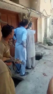 A person killed his wife and daughters with knives.