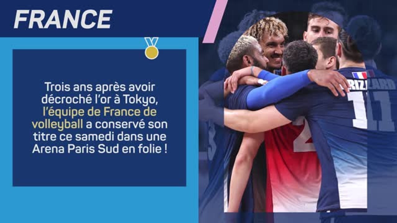 Paris 2024 - Un doublé historique pour les volleyeurs français