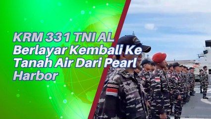 KRI 331 Pulang Ke Indonesia Setelah Bersandar di Pearl Harbor