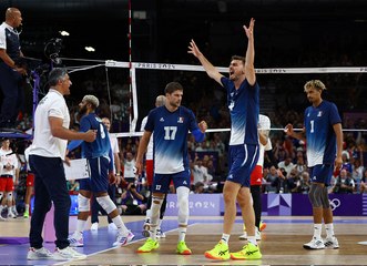 منتخب فرنسا للرجال ينال ذهبية الكرة الطائرة