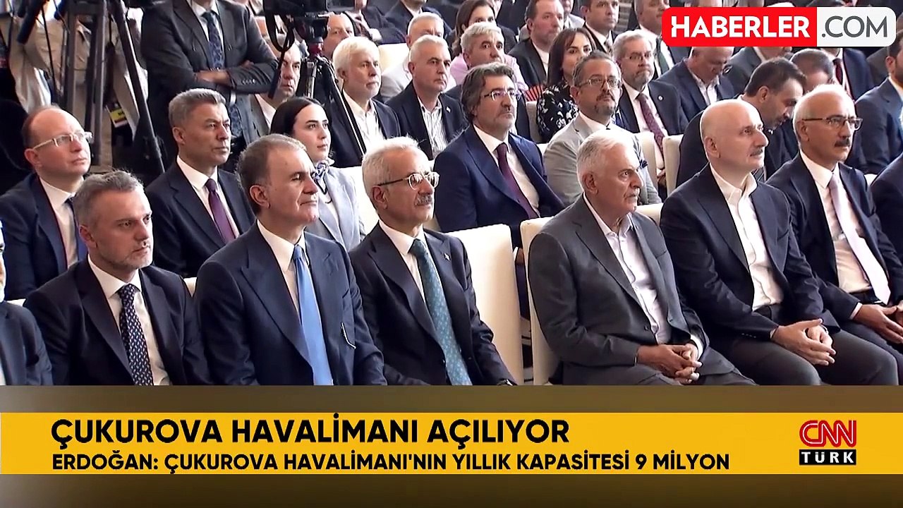 Çukurova Uluslararası Havalimanı hizmete açılıyor! Cumhurbaşkanı Erdoğan'dan önemli açıklamalar
