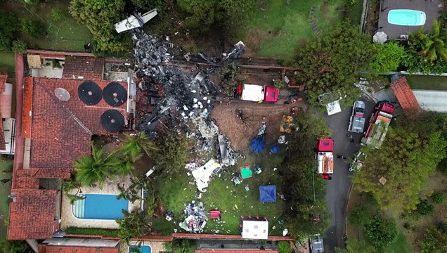 Brasilien: Flugzeug stürzt in Wohngebiet - keine Opfer am Boden