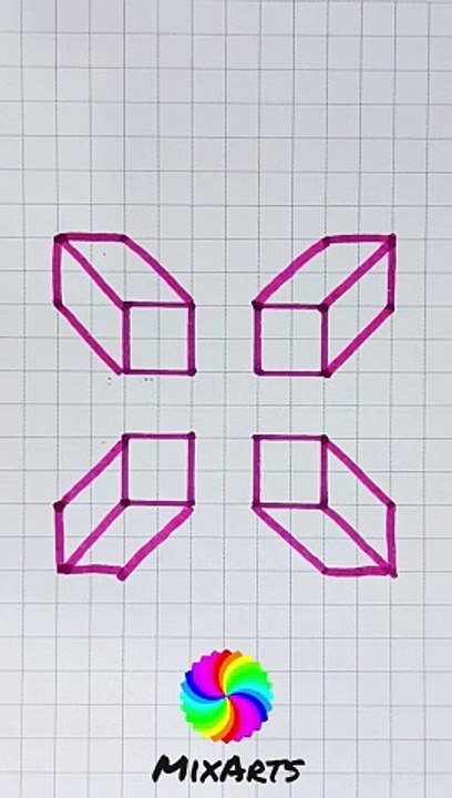 MixArts | How to Draw Aesthetic Figure Tutorial #art #3ddrawing #tutorial #aesthetic #principiante