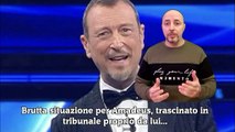 Brutta situazione per Amadeus, trascinato in tribunale proprio da lui...