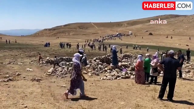 Diyarbakır'da Hasandin Yaylası'nda maden rezervi arama projesine karşı miting düzenlendi