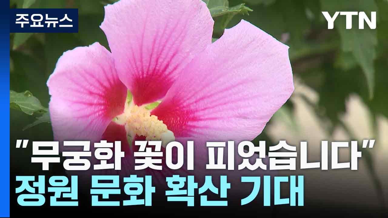 "무궁화 꽃이 피었습니다"...정원 문화 확산 기대 / YTN