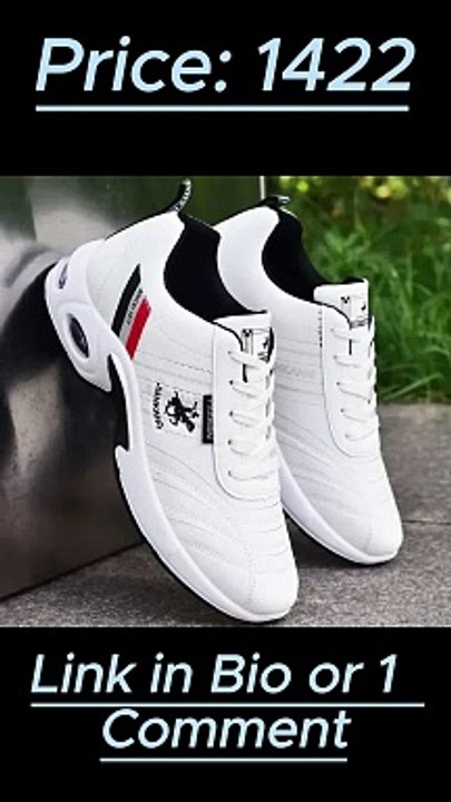 PU Leather Men Sneakers Breathable Men Casual Shoes
