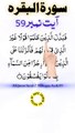Al-Quran - Surah 2 - Al-Baqara - Ayah 59 | hafiz salman ali