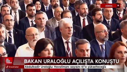 Abdulkadir Uraloğlu: Havalimanı sayısını 61'e yükselteceğiz