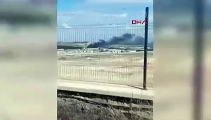 BURSA ' da koli fabrikasında yangın