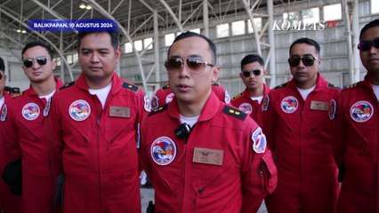 Download Video: Pesawat Tempur F-16 dan Jupiter Aerobatic Team tiba di Balikpapan, Siap Atraksi di HUT RI-79 di IKN