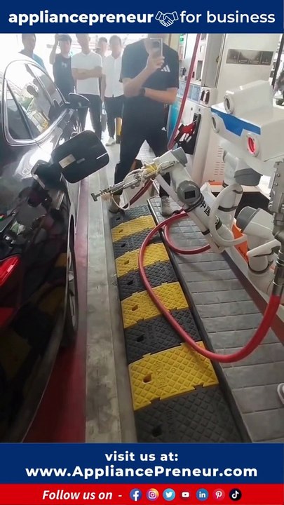 Car get pump with Gas with help of a robotVideo credit- @techmankind on InstagramAppliancepreneur is Digital Content and Video Creator. We Create Business Solutions Plus More. List of Manufacturers, Sellers & P (1)