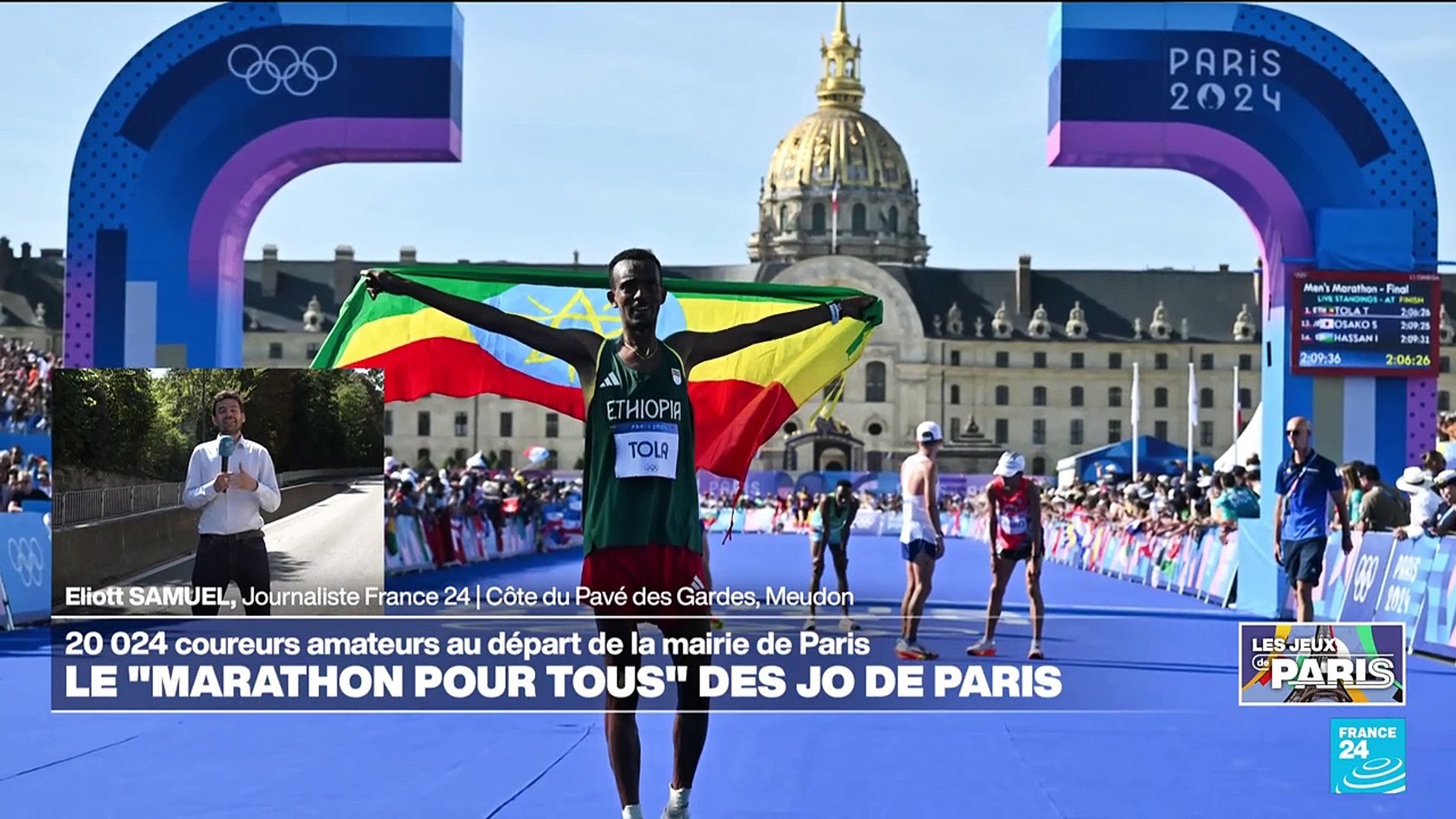 JO 2025 le pavé des Gardes, principale difficulté du Marathon pour tous