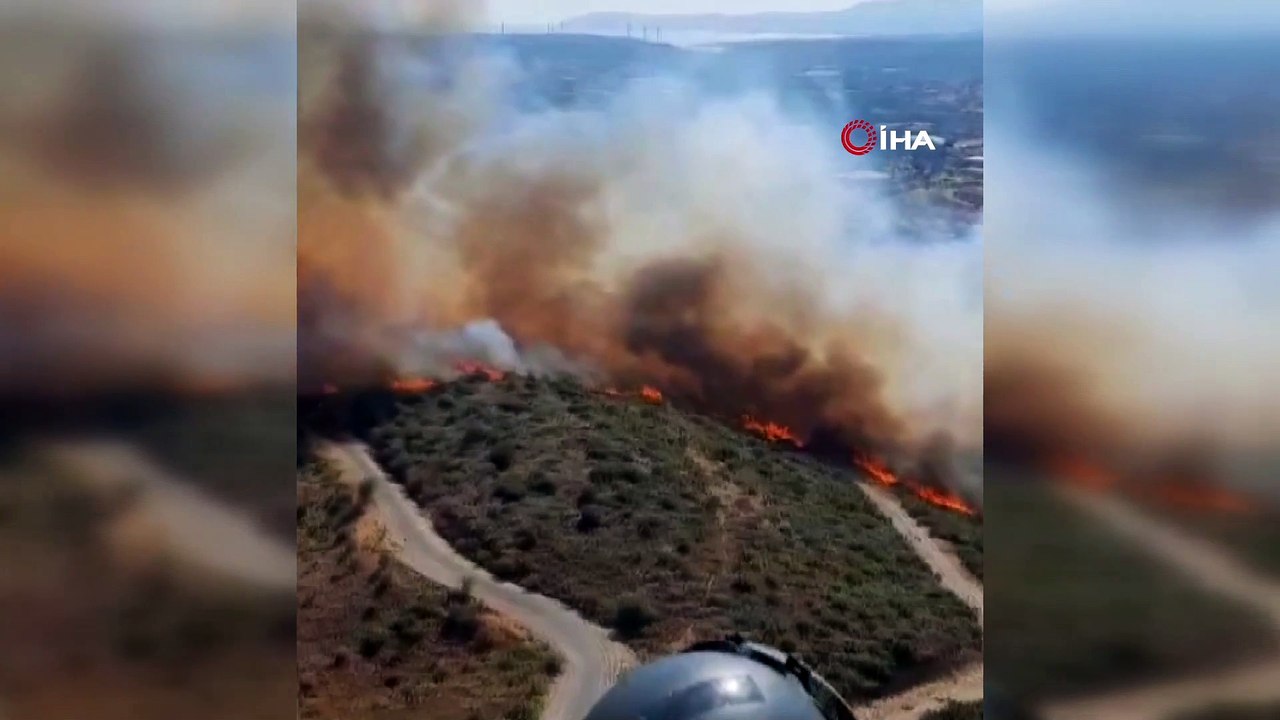 İzmir'deki orman yangınında son durum