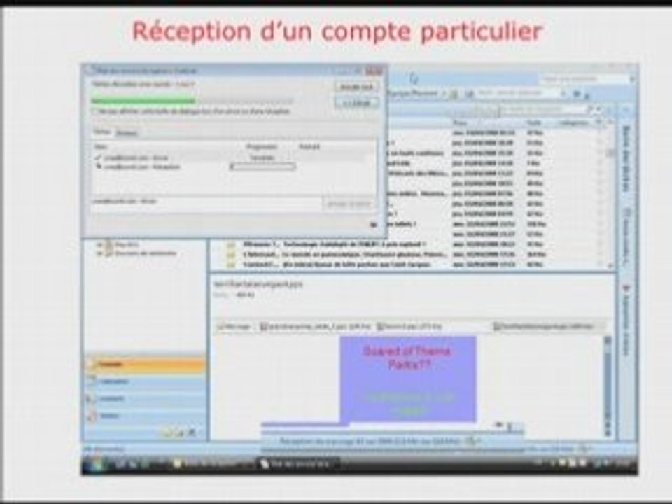 Outlook2007 Premiers contacts - 1 sur 3