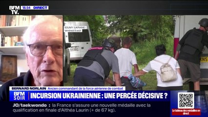 Bernard Norlain (ancien combattant de la force aérienne de combat): "Le premier objectif recherché par l'Ukraine, c'est de montrer qu'ils ont toujours la capacité de conduire des offensives"