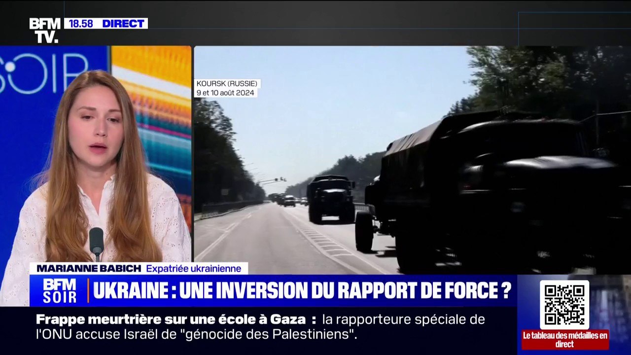 Marianne Babich (expatriée ukrainienne): "On remarque une remontée de morale chez les Ukrainiens ces derniers temps"