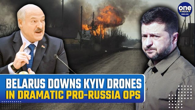 VIDEO: Pro-Putin Belarus Shoot Down Mammoth Drone Blitz Amid Russian Rampage In Kursk War