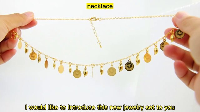 Arab Coin Necklace Set for Women 21k Gold Plated Turkish African Tassel Bridal Chokers Bracelet