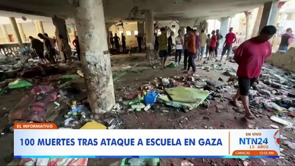 Ataque de Israel a una escuela deja más de 90 muertos en Gaza