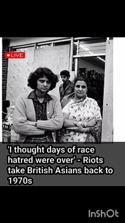 'I thought days of race hatred were over' - Riots take British Asians back to 1970s #bbc #bbcnewslive #bbcnews #riots