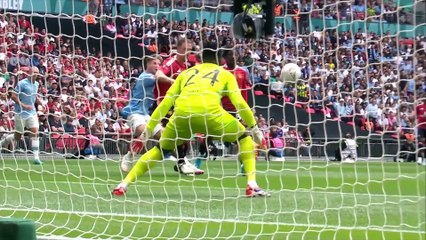 HIGHLIGHTS _ Manchester United v Manchester City _ Community Shield 2024_25 _ ITV Sport