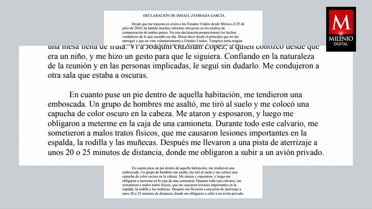 Héctor Cuén fue asesinado donde me secuestraron: 'El Mayo' Zambada