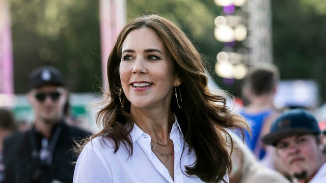 Queen Mary is so chic in cinched It-girl skirt and most unexpected shoes#Royal News#Royal Family#Royalty#Celebrity#Sports#