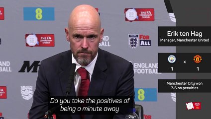 United 'must feel the pain' of Community Shield defeat - Ten Hag