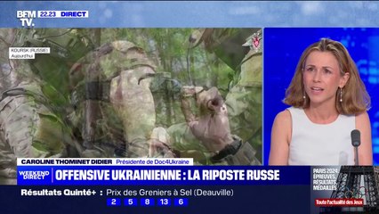 Caroline Thominet Didier (présidente de Doc4Ukraine): "Les Russes sont face à un échec, l'armée russe est très lourde niveau organisation"