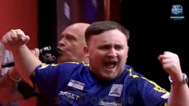 Luke Littler amuses fans with sarcastic celebration after winning ONE LEG against Gerwyn Price during one-sided Australian Darts Masters final