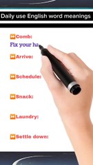 Daily Routine Vocabulary | Easy English