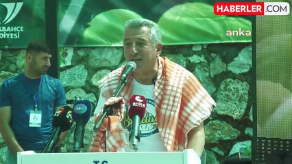 Güzelbahçe Belediye Başkanı Mustafa Günay, Bardacık Festivali'nde köylülere toprak kullanım hakkı vereceğini açıkladı