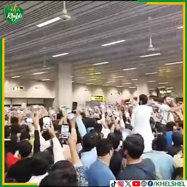 What a warm welcome of arshad Nadeem at Lahore airport  | arshad Nadeem winning celebration