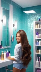 Longest Hair on a Teenager Record