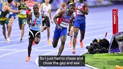 Tebogo reveals his mistake in the men's 4x400m relay