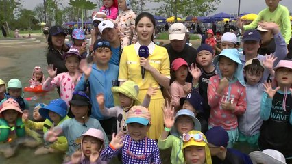 [날씨] "휴일도 푹푹 찐다"...찜통더위에 물놀이장 '북적' / YTN