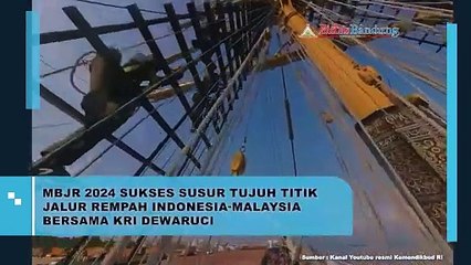 MBJR 2024 Sukses Susuh Tujuh Titik Jalur Rempah Indonesia-Malaysia Bersama KRI Dewaruci