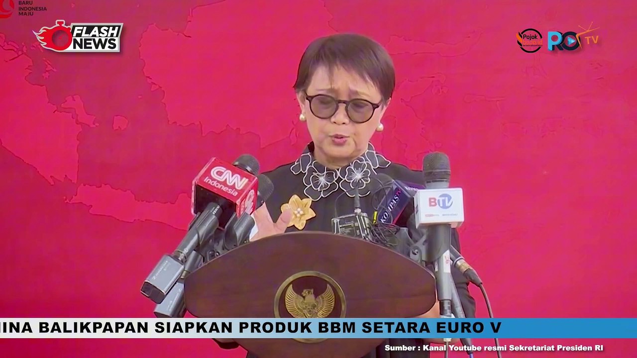 Menlu Retno Marsudi Terima Surat Kepercayaan dari Lima Duta Besar Asing
