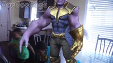 Goo goo Gaga bad baby grandma Thanos attack kid