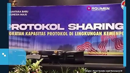 Kemenpora Gelar Protokol Sharing 2024 untuk Tingkatkan Kapasitas SDM di Bidang Keprotokolan