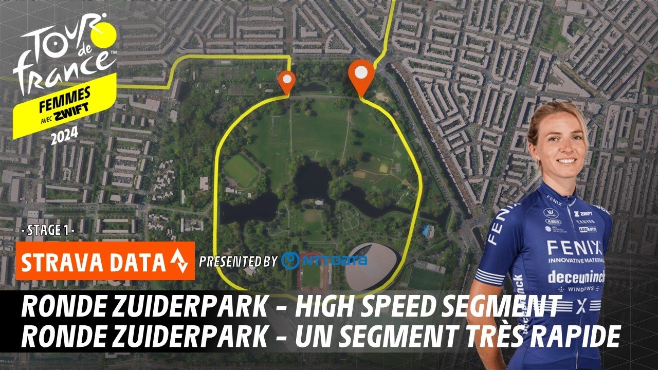 High speed segment!  - Tour de France Femmes avec Zwift 2024