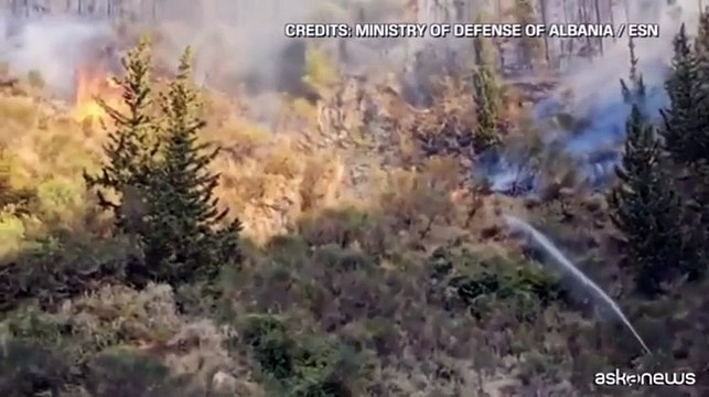 Albania, 28 incendi boschivi nelle ultime 24 ore