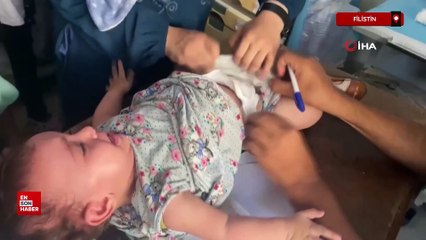 Gazze'de cilt hastalıkları çocuklar arasında yayılıyor